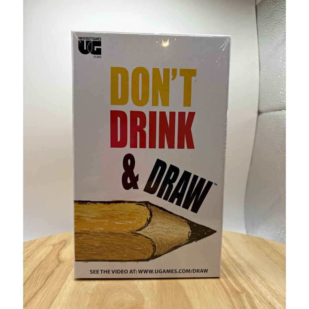 University Games Don't Drink & Draw Party Drinking Game 18+ MPN 01383 NEW